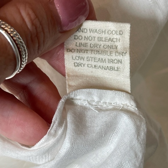 Anthropologie Forever That Girl Lacy Ruffled Wrap Blouse See all Blouse L NWT - Picture 14 of 16